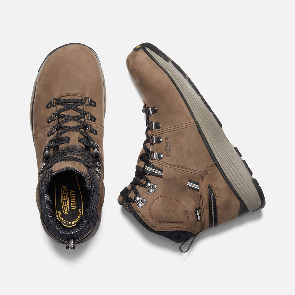 Botte de Travail Keen Homme Marron | Manchester 6\" Wp (Aluminum Toe) | QCGKY-5278